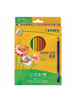 Ołówek Color Soft 4.0 Hangable 18 kolorów