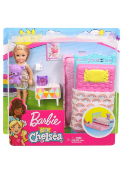 Barbie Chelsea + mały zestaw FXG83