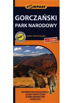Gorczański Park Narodowy mapa turystyczna 1:25 000