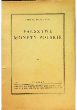 Fałszywe Monety Polskie 1930 r.