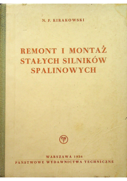 Remont i montaż stałych silników spalinowych