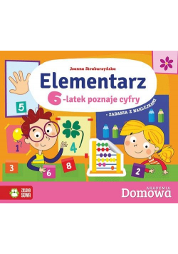 Domowa Akademia Elementarz 6-latek poznaje cyfry