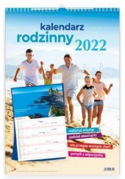 Kalendarz 2022 Ścienny Rodzinny