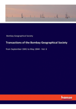 Transactions of the Bombay Geographical Society