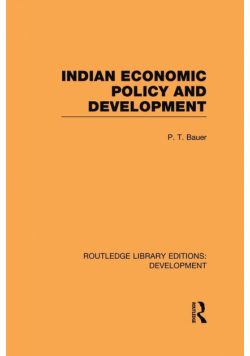 Indian Economic Policy and Development