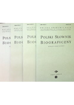 Polski Słownik Biograficzny Tom XXXV Zeszyt 1 do 4