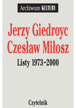 Listy 1973-2000 Jerzy Giedroyc
