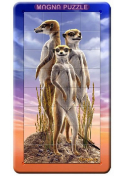 Puzzle 3D Surykatki 32 elementy