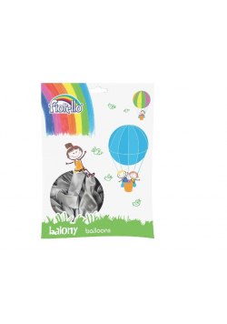 Balony Metal 12" srebrny 100szt FIORELLO