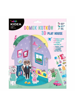 Kreatywny domek 3D dla kotków Kidea