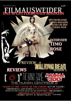 FILMAUSWEIDER - Das Splattermovies Magazin - Ausgabe 1 - Human Centipede; Piranha 3DD, REC 3