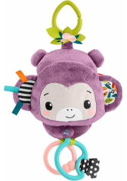 Fisher-Price Monkey Purple Stroller
