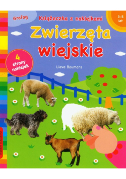 Zwierzęta wiejskie Książeczka z naklejkami