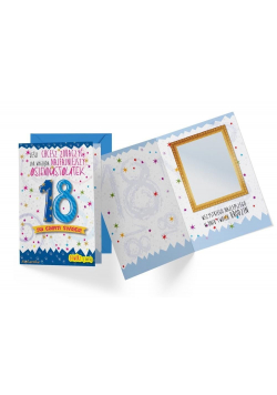 Karnet B6 DK-484 Urodziny 18 lusterko