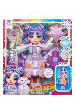Rainbow High Winter Wonderland Doll- Violet Purple