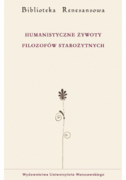 Humanistyczne żywoty filozofów starożytnych