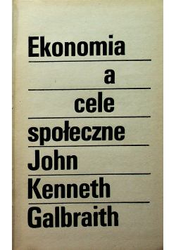Ekonomia a cele społęczne