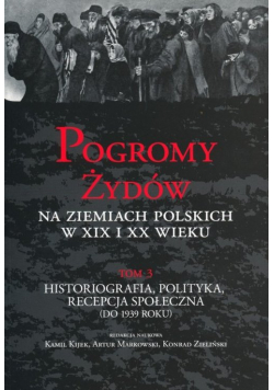 Pogromy Żydów na ziemiach polskich w XIX i XX wieku Tom 3