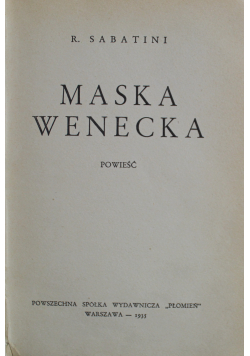 Maska wenecka 1935 r