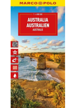 Mapa drogowa Australia 1:4 000 000