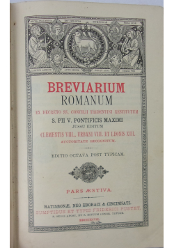 Breviarium Romanum 1916r