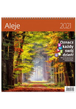 Kalendarz 2021 30x30 Aleje HELMA