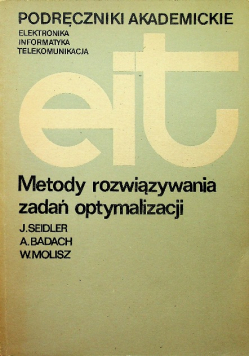 Metody rozwiązywania zadań optymalizacji