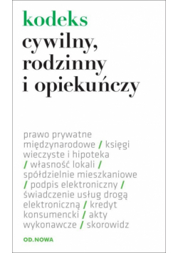 Kodeks cywilny rodzinny opiekuńczy