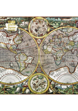 Puzzle 1000 Antyczna mapa Świata
