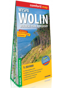 Wyspa Wolin Woliński Park Narodowy laminowana mapa turystyczna 1:50 000