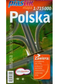 Mapa samochodowa POLSKA 1:715 000