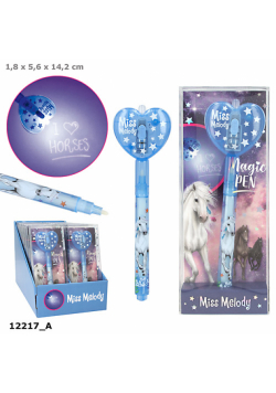 Magiczny długopis Miss Melody z latarką LED 12217A