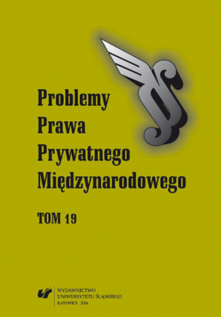 Problemy Prawa Prywatnego Międzynarodowego Tom 19 NOWA