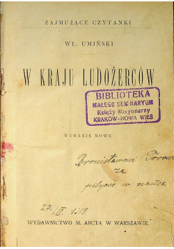 W kraju ludożerców 1914 r