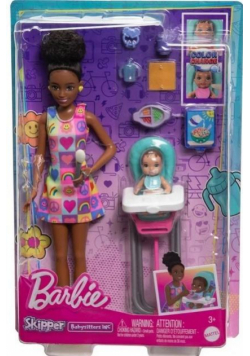 Barbie Skipper zestaw opiekunka HTK34
