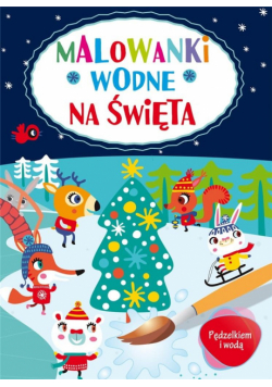 Pędzelkiem i wodą. Malowanki wodne na Święta
