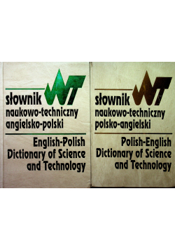 Słownik naukowo techniczny angielsko polski 2 tomy