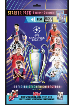 UEFA Champions League 2024/25 naklejki Starter pack