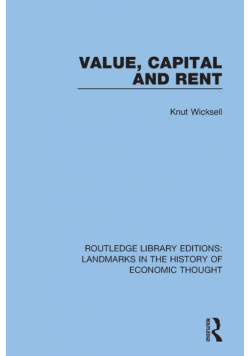 Value, Capital and Rent