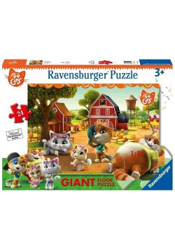Puzzle 24 44 koty Na farmie Giant podłogowe