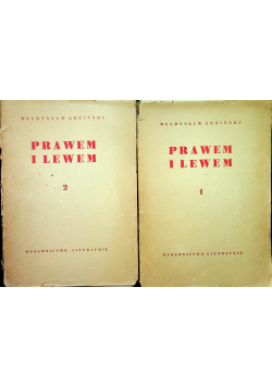 Prawem i lewem 2 tomy