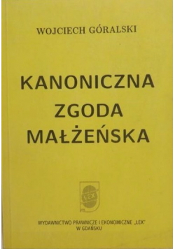 Kanoniczna zgoda małżeńska