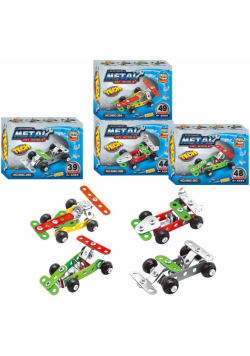 Klocki metalowe do skręcania auto MIX