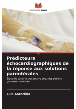 Prédicteurs échocardiographiques de la réponse aux solutions parentérales