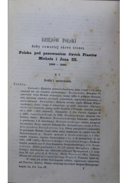 Dzieje Polski Tom IV 1862r