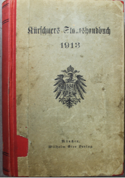 Kurfchners staatshandbuch 1913
