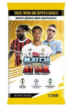 UEFA Champions League Match Attax 2024/25 saszetka z kartami 1szt.mix