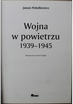 Wojna w powietrzu 1939 1945