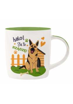 Kubek dla psiarza - Halo! Ja tu rządzę!
