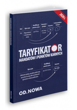Taryfikator mandatów i punktów karnych 2020